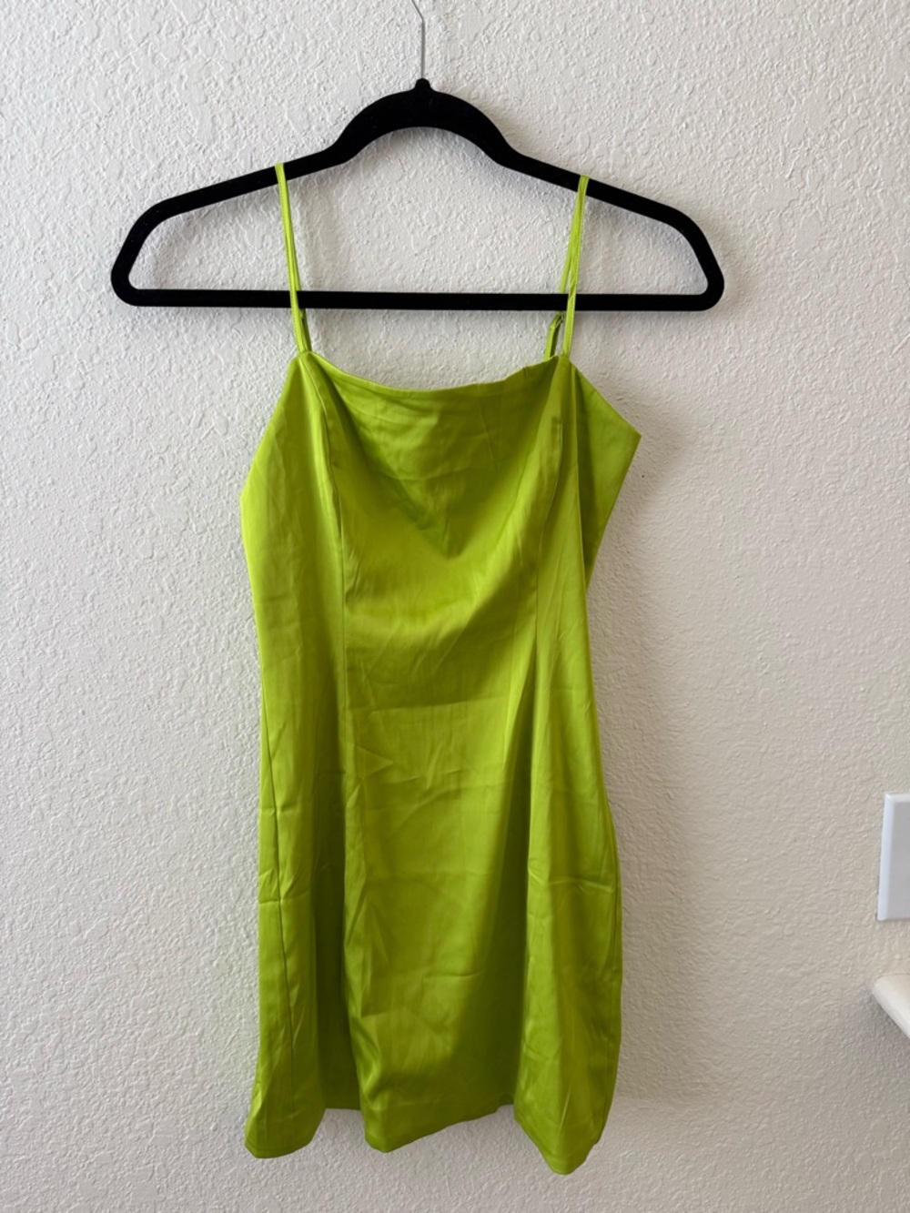 NWT Aritzia Lime Green Mini Dress